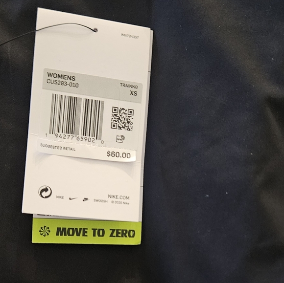 NIKE YOGA Women's High Rise 7/8 Ankle Leggings CU5293-010 - Black, Size … - Picture 4 of 4